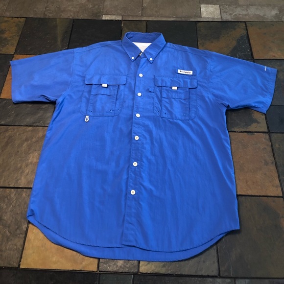 royal blue columbia shirt